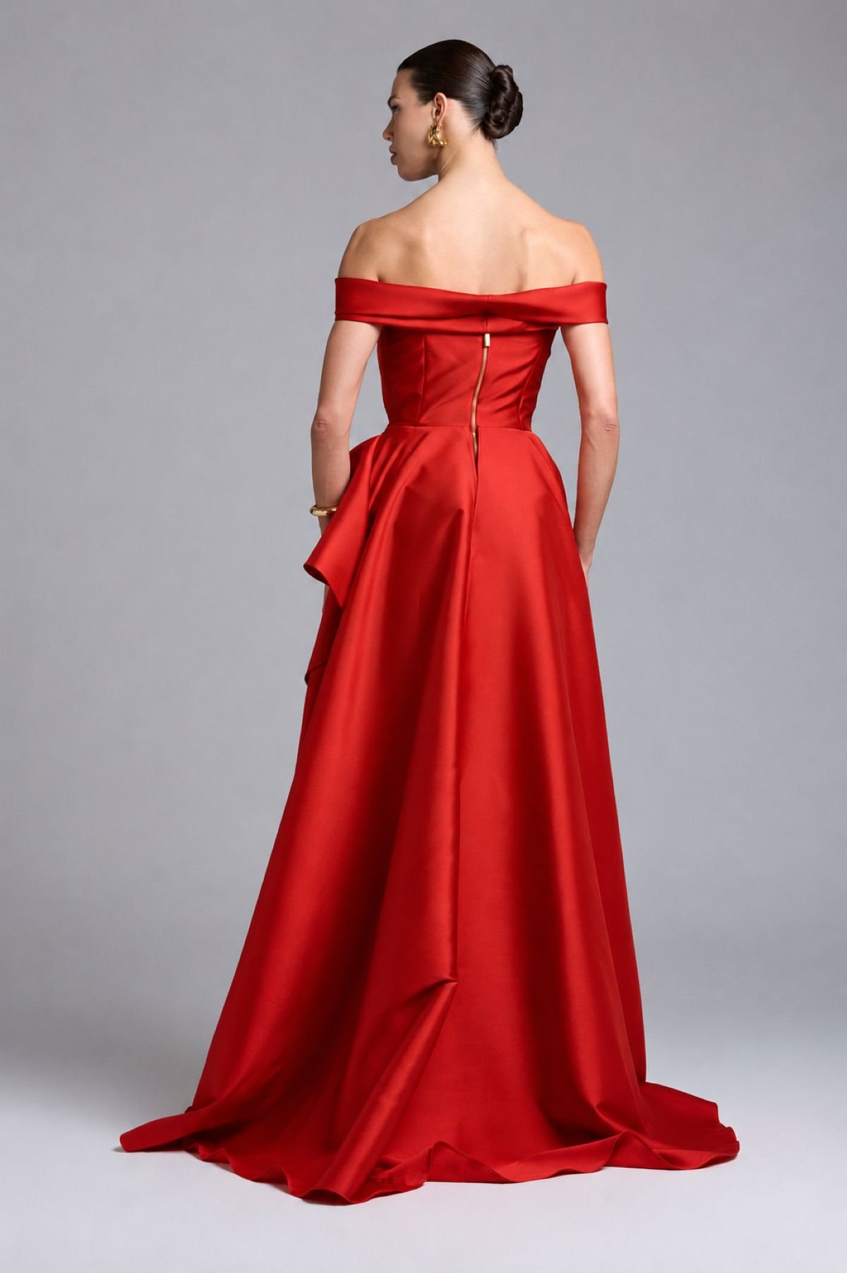 05 vestido longo em zibeline com sobressaia vitor zerbinato